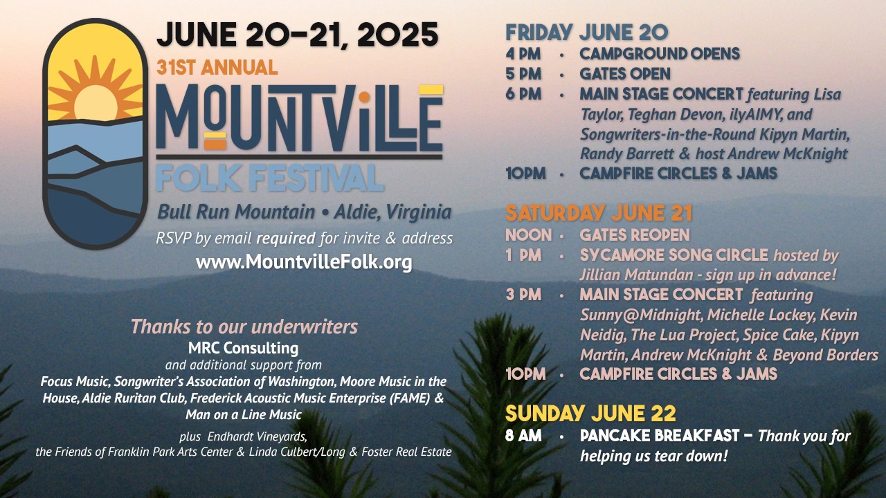 6/20 - Mountville Folk Festival